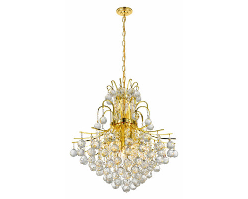 Elegant Pendant Light - Gold, L 22" (V8002D22G-RC)