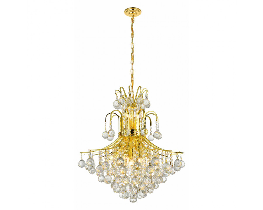 Elegant Pendant Light - Gold, L 22" (V8002D22G-RC)