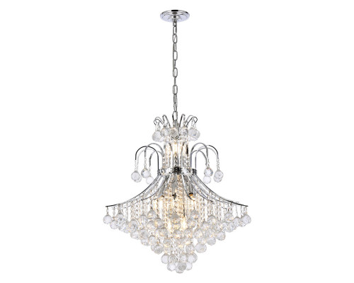 Elegant Pendant Light - Chrome, L 25" (V8003D25C-RC)