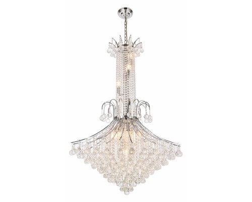 Elegant Chandelier - Chrome, L 35" (V8006G35C-RC)