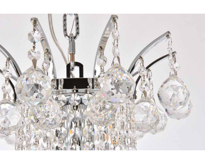 Elegant Chandelier - Chrome, L 35" (V8006G35C-RC)