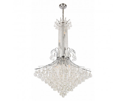 Elegant Chandelier - Chrome, L 35" (V8006G35C-RC)