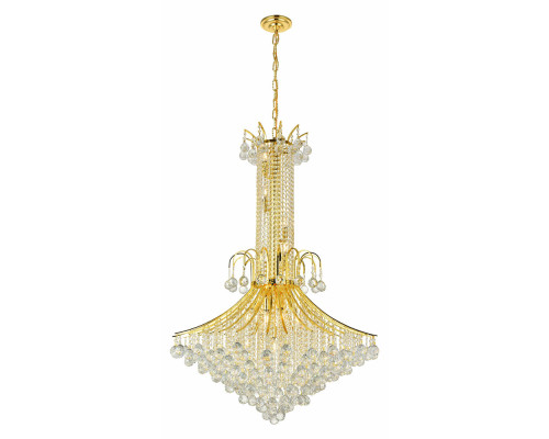 Elegant Chandelier - Gold/EC, L 35" (V8006G35G-EC)