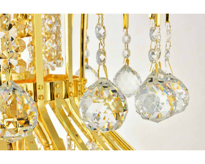 Elegant Chandelier - Gold/EC, L 35" (V8006G35G-EC)