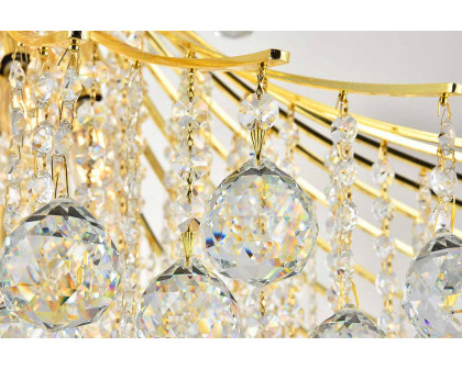 Elegant Chandelier - Gold/EC, L 35" (V8006G35G-EC)