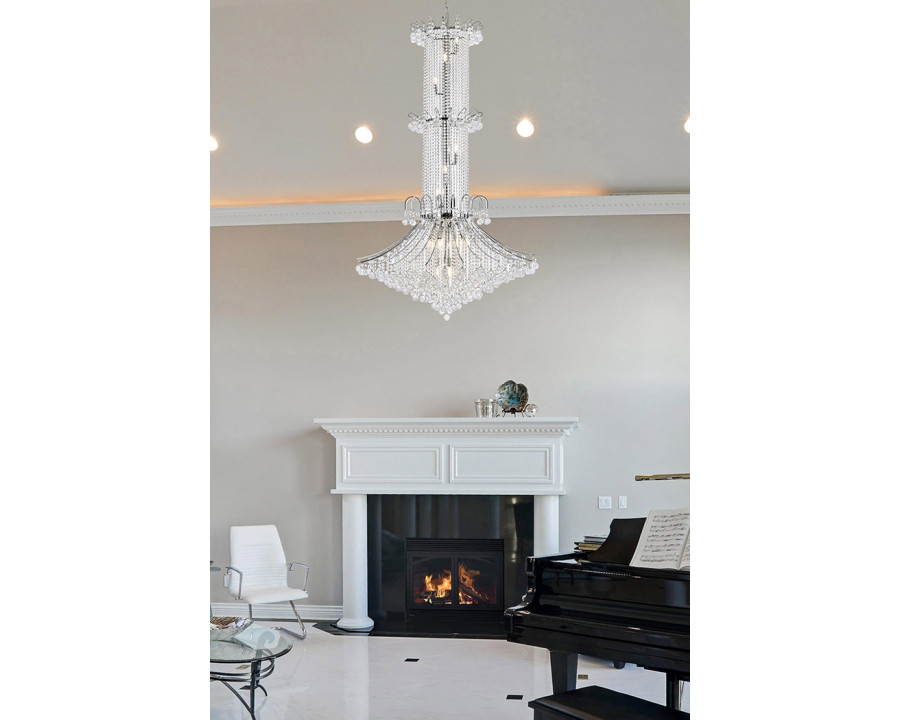 Elegant Chandelier - Chrome, L 44" (V8008G44C-RC)