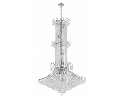 Elegant Chandelier - Chrome, L 44" (V8008G44C-RC)