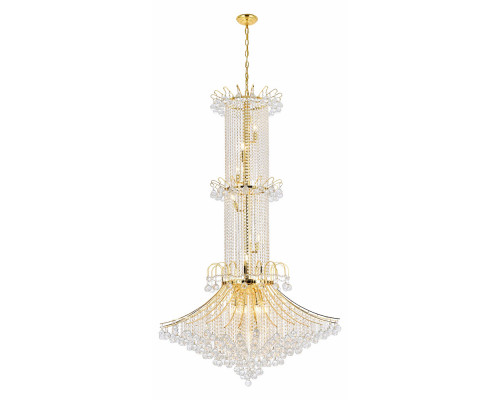 Elegant Chandelier - Gold, L 44" (V8008G44G-RC)