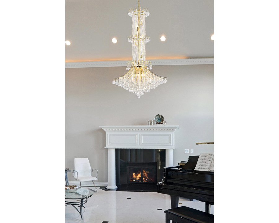 Elegant Chandelier - Gold, L 44" (V8008G44G-RC)