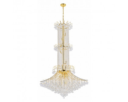 Elegant Chandelier - Gold, L 44" (V8008G44G-RC)