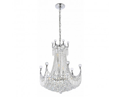 Elegant Chandelier - Chrome, L 20" (V8949D20C-RC)