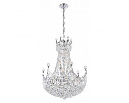 Elegant Chandelier - Chrome, L 24" (V8949D24C-RC)