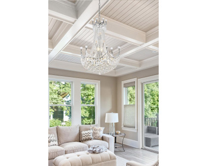 Elegant Chandelier - Chrome, L 24" (V8949D24C-RC)