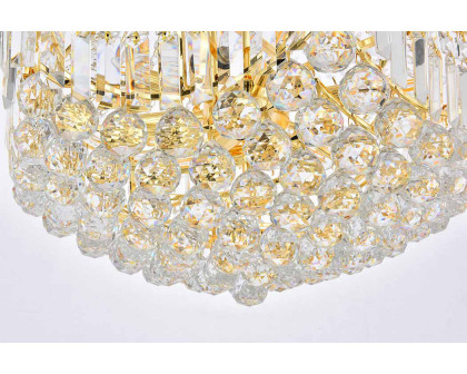 Elegant Chandelier - Gold, L 24" (V8949D24G-RC)