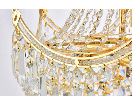 Elegant Chandelier - Gold, L 24" (V8949D24G-RC)