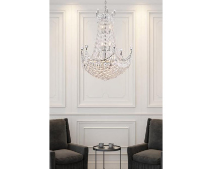 Elegant Chandelier - Chrome, L 30" (V8949D30C-RC)