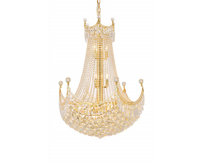 Elegant Chandelier - Gold, L 30" (V8949D30G-RC)