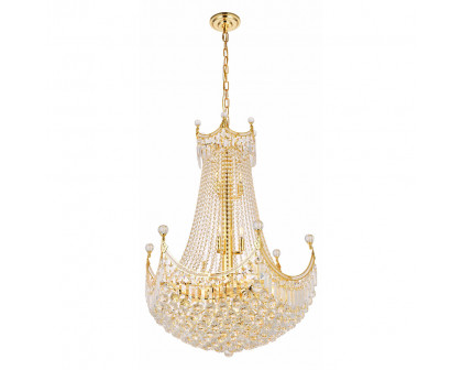 Elegant Chandelier - Gold, L 30" (V8949D30G-RC)