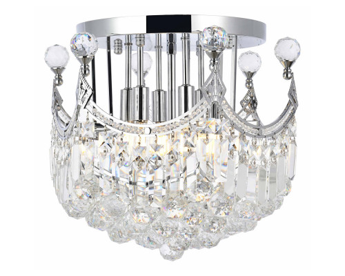 Elegant Flush Mount Light - Chrome, L 16" (V8949F16C-RC)