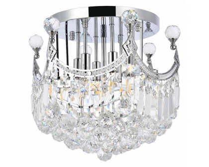 Elegant Flush Mount Light - Chrome, L 16" (V8949F16C-RC)