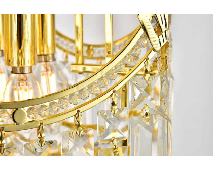 Elegant Flush Mount Light - Gold, L 16" (V8949F16G-RC)