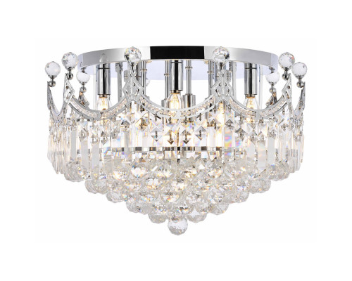 Elegant Flush Mount Light - Chrome, L 20" (V8949F20C-RC)