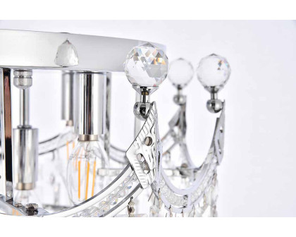 Elegant Flush Mount Light - Chrome, L 20" (V8949F20C-RC)