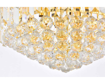 Elegant Flush Mount Light - Gold, L 20" (V8949F20G-RC)