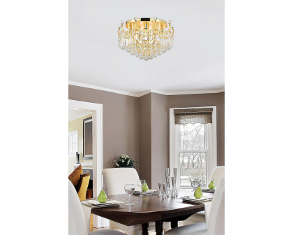 Elegant Flush Mount Light - Gold, L 20" (V8949F20G-RC)