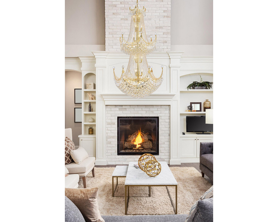 Elegant Chandelier - Gold/EC (V8949G36G-EC)