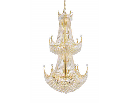 Elegant Chandelier - Gold/EC (V8949G36G-EC)