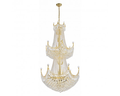 Elegant Chandelier - Gold/EC (V8949G36G-EC)