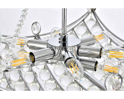 Elegant Chandelier - Chrome, L 20" (V9800D20C-RC)