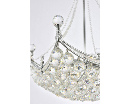 Elegant Chandelier - Chrome, L 20" (V9800D20C-RC)