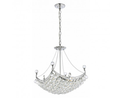 Elegant Chandelier - Chrome, L 20" (V9800D20C-RC)