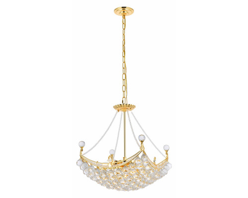 Elegant Chandelier - Gold, L 20" (V9800D20G-RC)