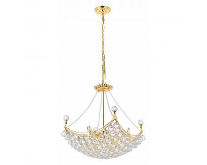 Elegant Chandelier - Gold, L 20" (V9800D20G-RC)