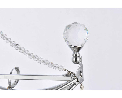 Elegant Chandelier - Chrome, L 14" (V9800D24C-RC)