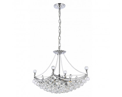 Elegant Chandelier - Chrome, L 14" (V9800D24C-RC)