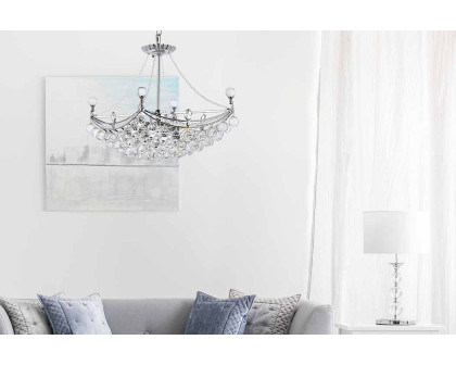 Elegant Chandelier - Chrome, L 14" (V9800D24C-RC)