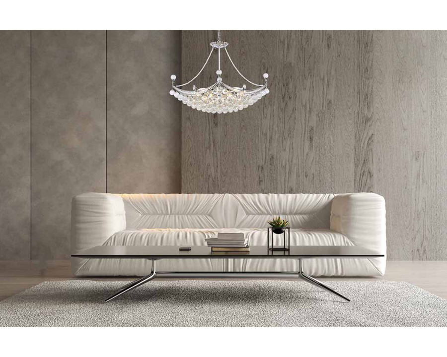 Elegant Chandelier - Chrome, L 16" (V9800D28C-RC)