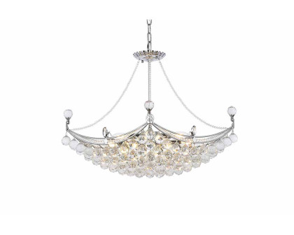 Elegant Chandelier - Chrome, L 16" (V9800D28C-RC)