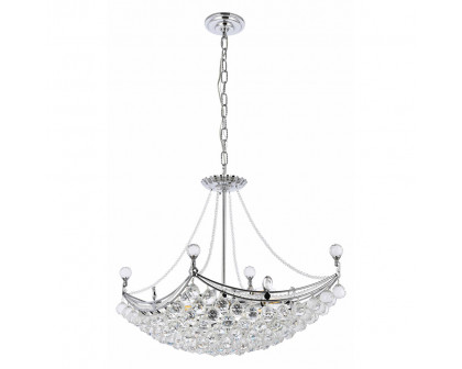 Elegant Chandelier - Chrome, L 16" (V9800D28C-RC)