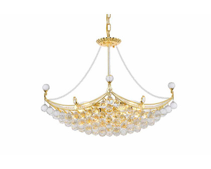 Elegant Chandelier - Gold, L 16" (V9800D28G-RC)