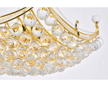 Elegant Chandelier - Gold, L 16" (V9800D28G-RC)