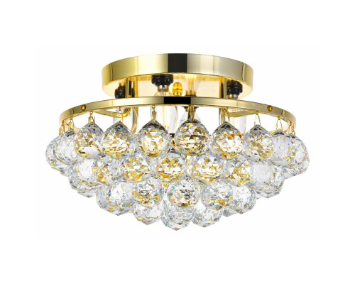 Elegant Flush Mount Light - Gold, L 14" (V9805F14G-RC)