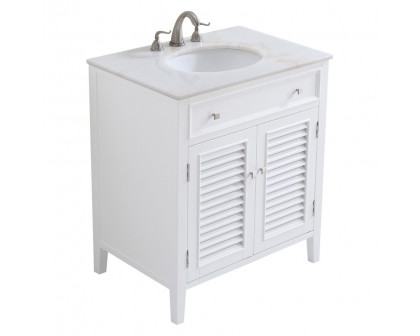 Elegant - Cape Cod 30" Wide Single Bathroom Vanity Set (VF-1004)