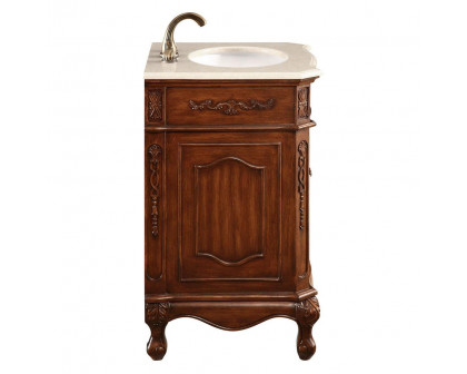 Elegant Vanity Cabinet 2 Door - Brown, L 24" (VF-1005)