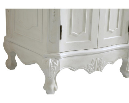 Elegant Vanity Cabinet 2 Door - White, L 24" (VF-1006)