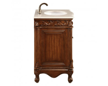 Elegant Vanity Cabinet 2 Door - Brown, L 27" (VF-1007)